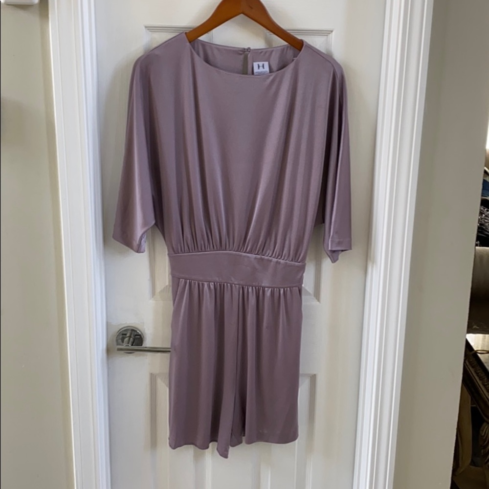 Halston Heritage Boat neck jumpsuit